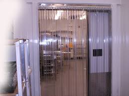 Coldroom door strip curtain